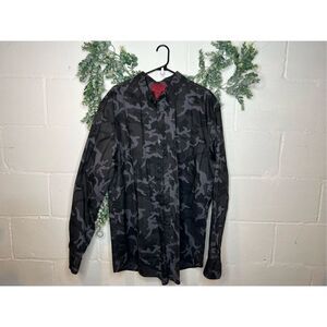 Men’s the foundry supply company long sleeve camo button down